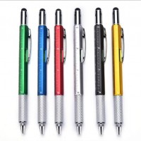 New Arrival Tool Ballpoint Pen Screwdriver Ruler Spirit Level with a Top and Scale Multifunction 6 i