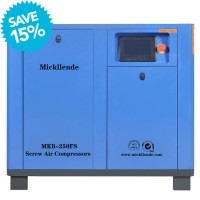 2019 Hot Sale Mickllende 250HP 185kw Industrial Rotary Screw Air Power Compressor