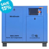 2019 Hot Sale Mickllende 200HP 160kw Rotary Screw Type Professional Air Compressor