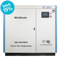 2019 Hot Sale Mickllende 30 HP 22 Kw Low Noise Level Oil Free Rotary Screw Compressor