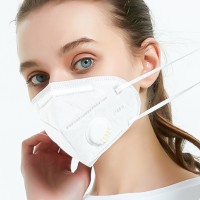 Mask Flat Fold with Valve Particulate N95 Face Mascarilla Respirator Exhalation Certified Kn95 Ffp2