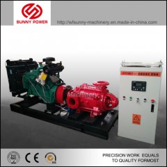 4 Inch Diesel Engine Water Pump with Jockey Pump and Pressure Tank图1