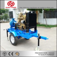 6inch Diesel Water Pump for Agricultural Irrigation with Trailer图1