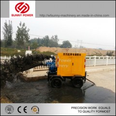 Movable Diesel Water Pump for Irrigation or Trash Water Drawing图1