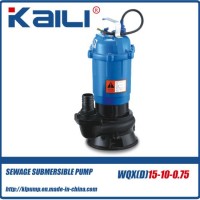 WQX Sewage Submersible Water Pump (WQXD15-10-0.75)