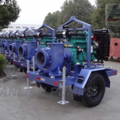 Mixed Flow Water /Trailer/ Centrifuga/L Flood/ Multistage/Diesel Pump (HW-T)图1