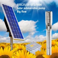 5inch 1kw solar submersible water pump 100% new for irrigation big flow