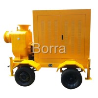 Trash Centrifugal Diesel Water Pump Trailer