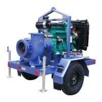 Trash Dewatering Diesel Engine Powered Water Pump