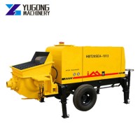 Diesel Trailer-Mounted Stationary Concrete Pump for Mechanized Construction