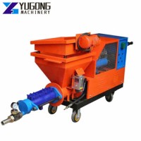 Building Construction Concrete Cement Spraying Mortar Shotcrete Plaster Machine