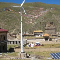 Village Power Supply Micro Grid Wind Turbine Solar Integrated System