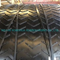 Hot Sale Ep Tear Resistant/Wear Resistant Open Closed V Type Chevron Fabric Pattern Rubber Conveyor