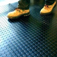 Coin Pattern Rubber Flooring / Rubber Matting