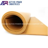 Excellent Physical Properties Tan Pure Gum Rubber Sheet Industrial Sheet Rubber