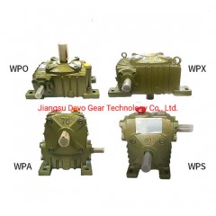 Wpa Worm Gear Reducer Small Gearbox Large Turbine Transmission Vertical Wpo Stirring Horizontal Tran图1