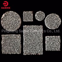 Square Shape Silicon Carbide Ceramic Foam Filter  Reticulated Ceramic Foam