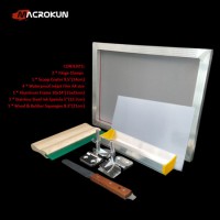 Screen Printing Set  10 Pieces Durable Safe DIY Silk Screen Frame Mesh Printing Kit