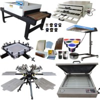 6 Color 6 Station T-Shirt Screen Printing Full Set with Micro Registration