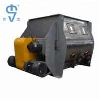 High Capacity Twin Shaft Paddle Mixer Machine for Chemical and Construction / Building