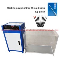 Electrostatic Flocking Machine for Throat Swab or Lip Brush