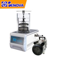 -50c 16-22mm Vial Top-Press Lyophilization Vacuum Lab Freeze Dryer