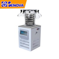 -50c 8 Port Vertical Manifold Gland Vacuum Laboratory Liofilizador Dryer