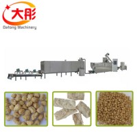 Twin-Screw Extruded Textured Soy Protein Tvp Tsp Mock Meat Factory Plant Solution Processing Line Ma