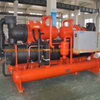 R134A Ethylene Glycol/Brine Water Cooled Screw Water Chiller