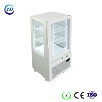 Four-Sides Tempered Glass Single Temperature Refrigerated Cake Display Cabinets Yy-58f