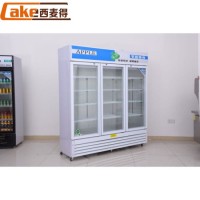 Glass Door Beverage Display Cooler Commercial Drinks Fridge Upright Freezer Supermarket Refrigerated