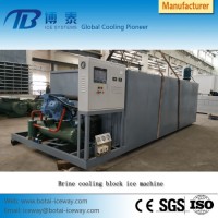 High Quality 5 Tons Brine Cooling Block Ice Machine with Refcomp Compressor