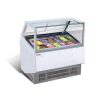 6pan Ice Cream Showcase Ce Approved Ice Cream Display Freezer Showcase Popsicle Refrigerator Refrige