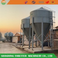 Poultry Shed Broiler H Frame Silo Poultry Farm Equipment Feed Silo for Poultry