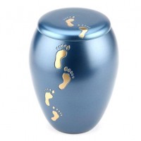 7 Inch Aluminum Spun Urn Popular in UK for Pets Kids Adults