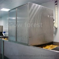 Falling Film Chiller Used in Online Cooling for Sauce Package
