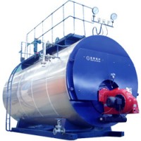 Wns Horizontal Type Three Pass Fire Tube Bunker Fuel Oil Liquid Methane Gas LPG Fired Steam Boiler