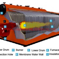 Water Tube Condensing Oil/Gas Fired Hot Water Boiler