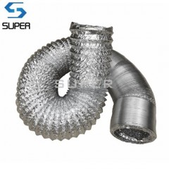 Fire Proof Silver Aluminum Flexible Air Exhaust Duct Hose图1