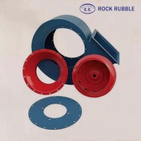 Carbon Steel Welding Metal Fabrication / Centrifugal Fan Damper Impeller