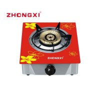 Single Burner Table Top Cover Portable Gas Stove Glass Model Hot Sales in Bangladesh