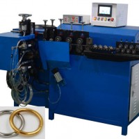 Automatic Metal Wire Bending Ring with Butt Welding Forming Machine