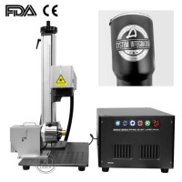 Automatically Alarm Cup Rotary Laser Marking Machine for Metal Plastic