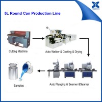 Small Can Equipment Paint Metal Can Making Machine Line
