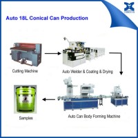 Automatic Paint Can packaging Machinery Line for 20L Round Can Making Machine