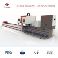 6m Tube/Pipe Cutting Machine/CNC Fiber Laser Cutting and Engraving Machine for Round Tube  Square Tu