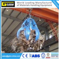 Electro-hydraulic Orange Peel Grab Bucket for Scrap Handling