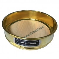 Dia. 200mm 8inch Soil Cement Aggregate Sand Testing Brass Test Sieve