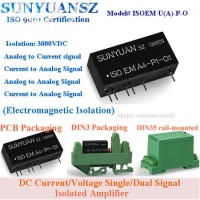 Electromagnetic Isolation DC Current Voltage Signal Isolated Amplifier 0-5V to 4-20mA Signal Isolati