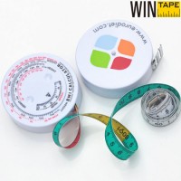 Medical Gifts BMI Calculator & Tape Measure Calculator with Company Names (60inch/150cm Round Shaped